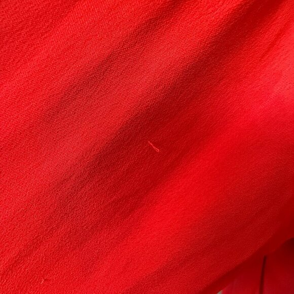 Women's XL Zara Basic Collection Red Blouse - Picture 9 of 12